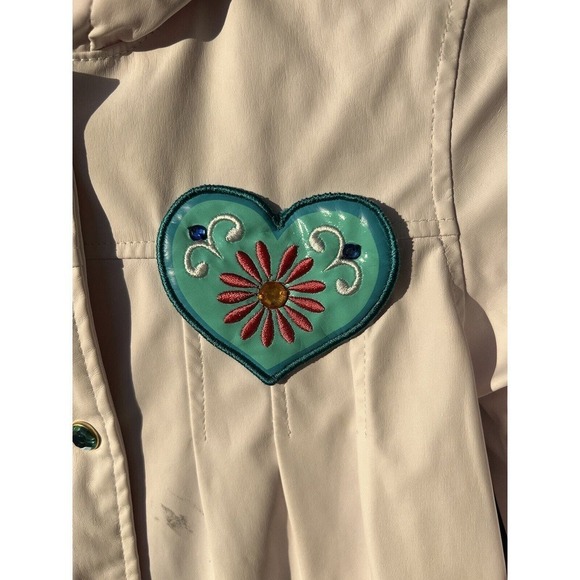 Disney Store Eleanor Of Alavon Girls Rain Coat Jacket Size 7/8 - Picture 4 of 8